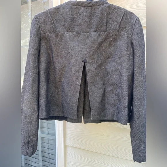 SCHUMACHER BrownSplit Front Back Blazer Sz S